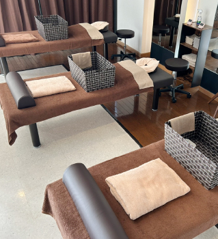 てもみコンシェル笠松店 施術室 清潔で過ごしやすい店内