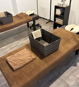 てもみコンシェル大垣店 施術室 清潔で過ごしやすい店内